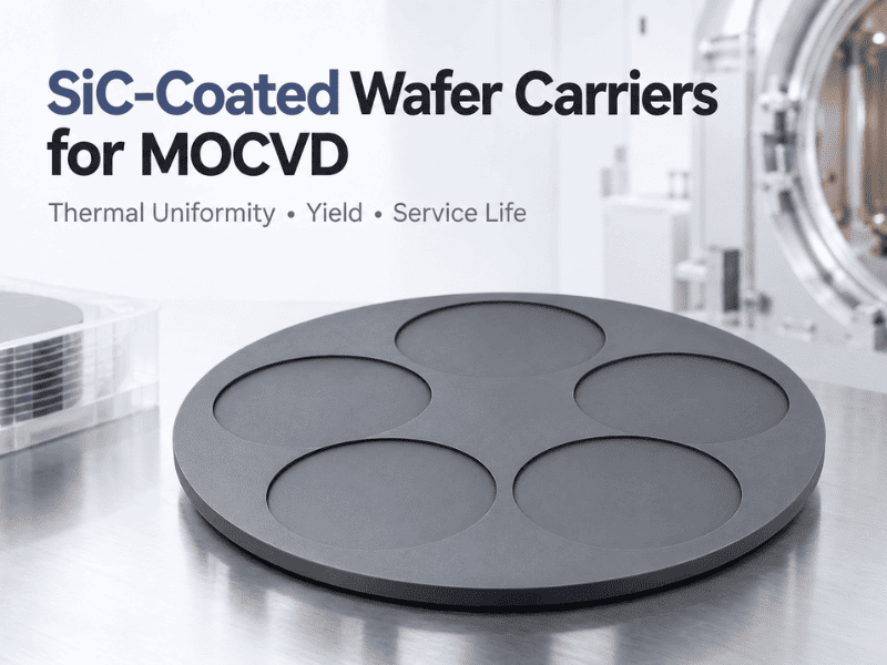 MOCVD-এর জন্য SiC-কোটেড ওয়েফার ক্যারিয়ার: তাপীয় অভিন্নতা, ফলন এবং পরিষেবা জীবন